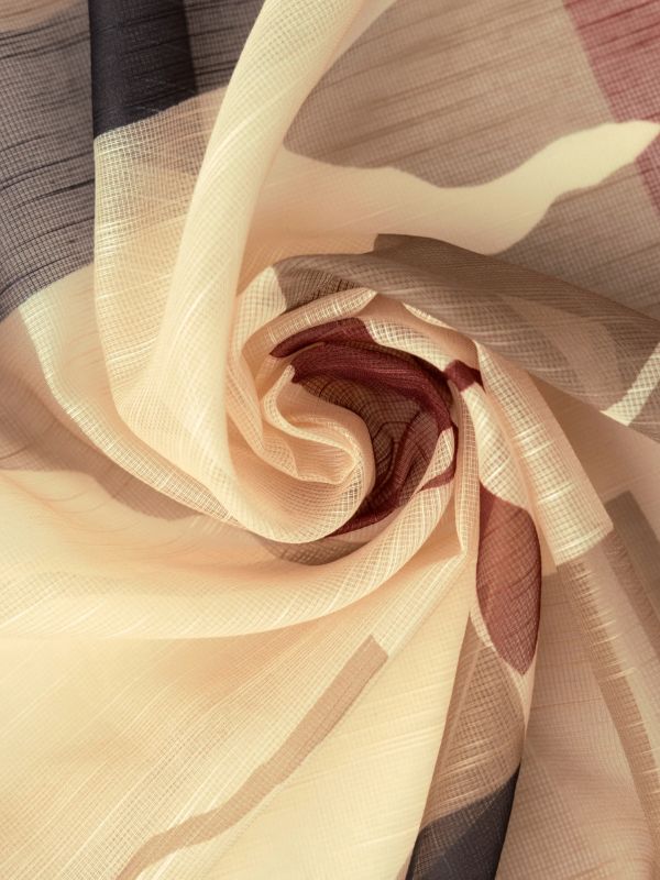 Sapphire - Off-White Printed Lawn Shirt