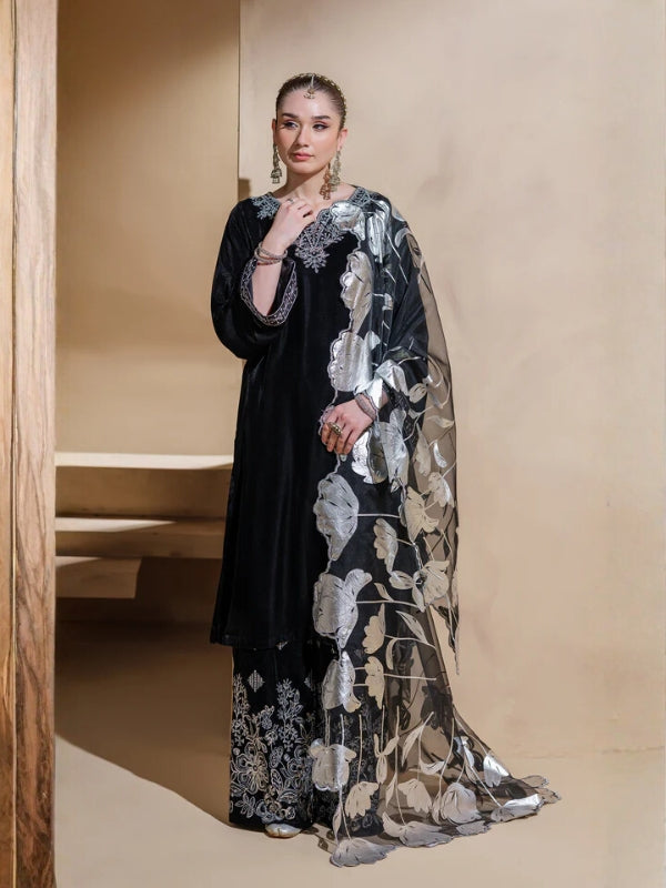 HEERAS - Black Stella Regală Velvet