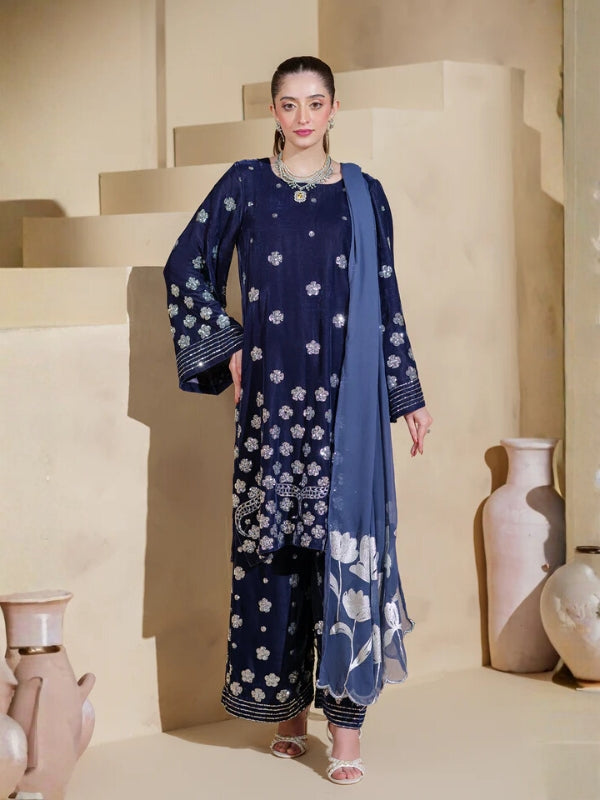 HEERAS - Celesté Grey Velvet