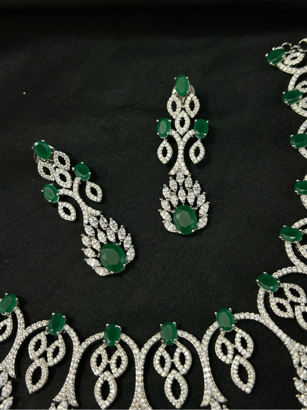 Quzey AD Emerald Necklace