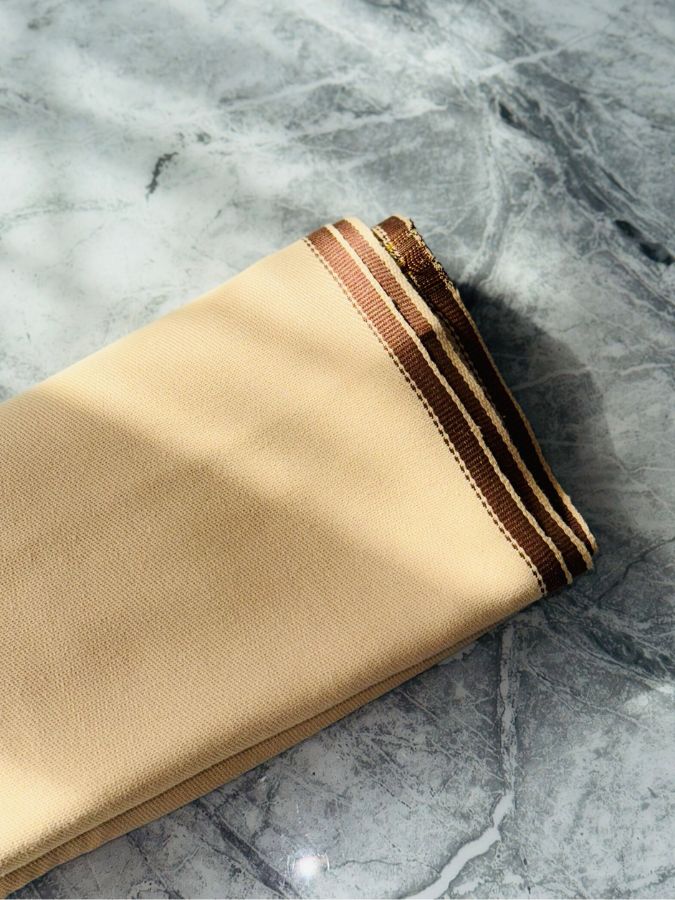 Junaid Jamshed Shawl - Coffee Cream