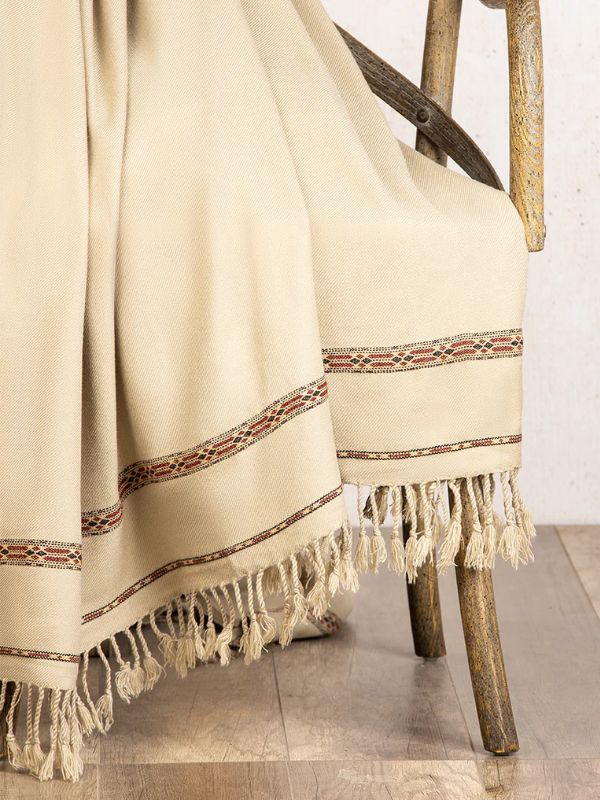 Junaid Jamshed Shawl - Beige