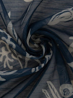 Sapphire - Blue Printed Lawn Shirt