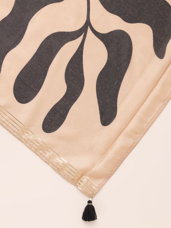 Sapphire - Black Printed Lawn Shirt