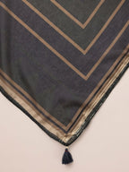 Sapphire - Navy Blue Printed Lawn Shirt