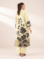 Sapphire - Off-White Printed Lawn Shirt