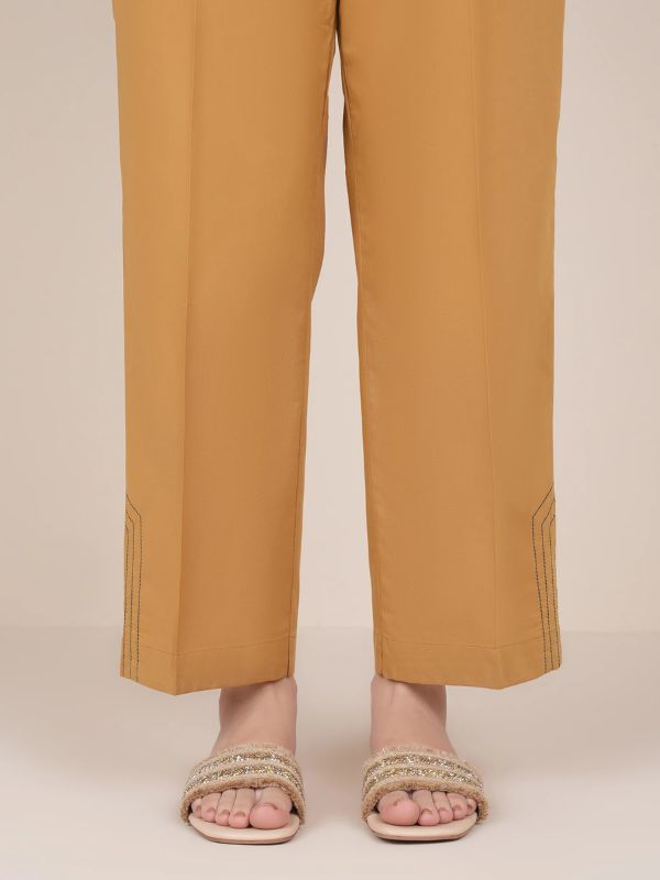 Sapphire - Mustard Embroidered Lawn Shirt