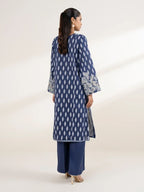 Sapphire - Blue Embroidered Lawn Shirt