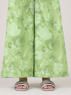 Sapphire - Light Green Embroidered Lawn Shirt