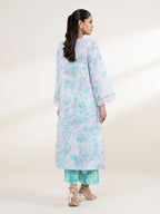 Sapphire - Purple Embroidered Lawn Shirt
