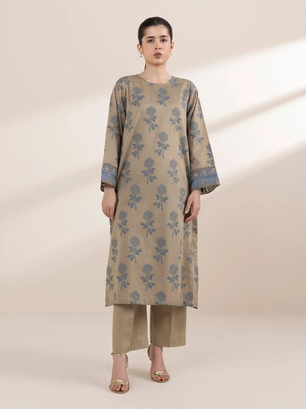 Sapphire - Beige Jacquard Shirt