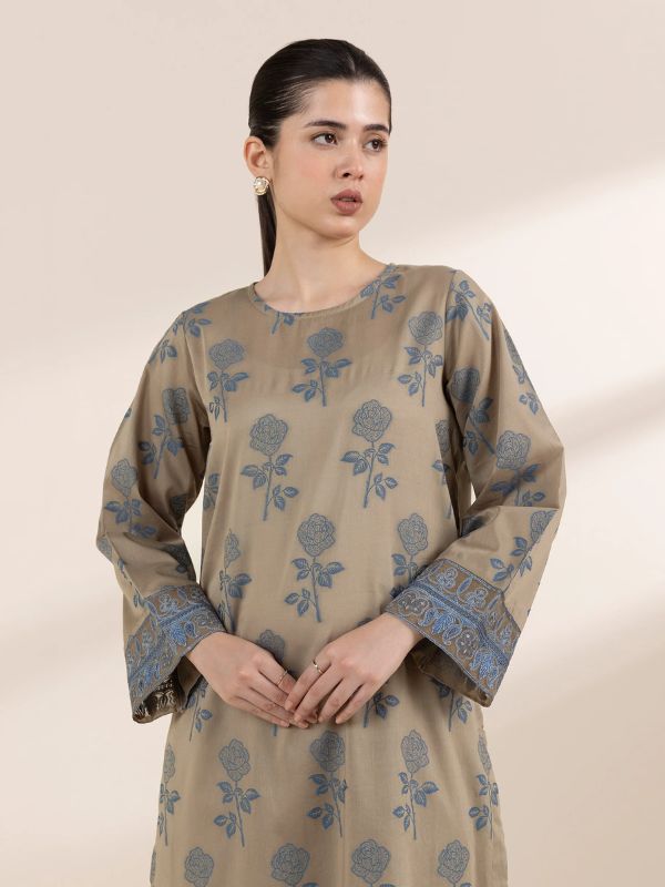 Sapphire - Beige Jacquard Shirt
