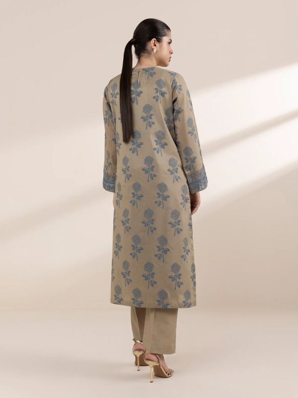 Sapphire - Beige Jacquard Shirt
