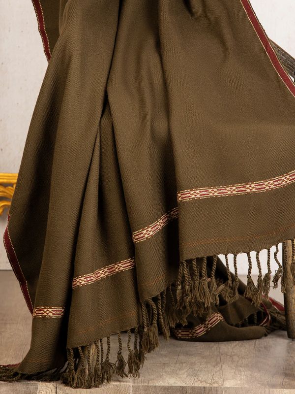 Junaid Jamshed Shawl - Mehndi Green