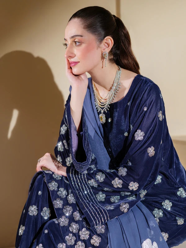 HEERAS - Celesté Grey Velvet