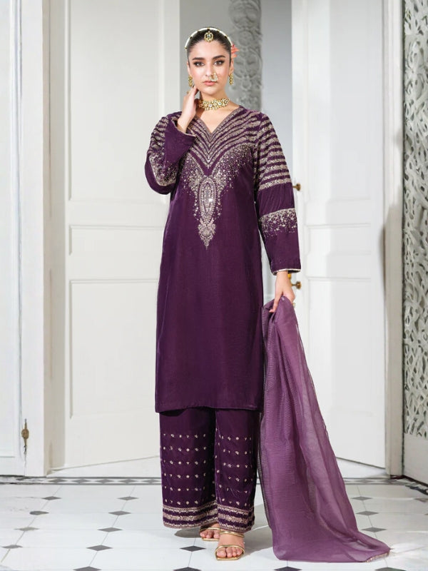 HEERAS - Plum Divina Velvet