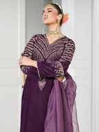 HEERAS - Plum Divina Velvet