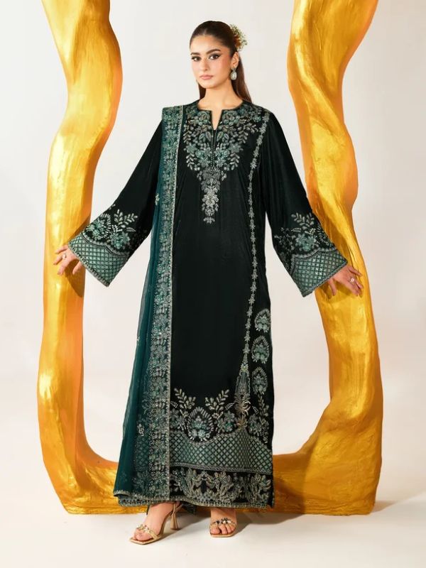 HEERAS - Velvet D-1 (Green)
