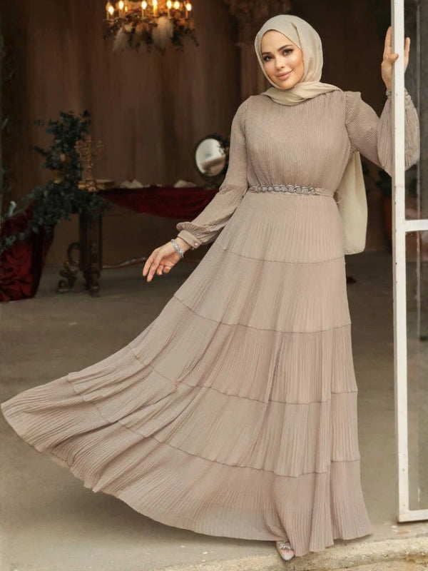 Modest Ruffle Dress #8650BT