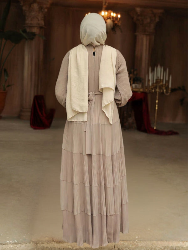 Modest Ruffle Dress #8650BT
