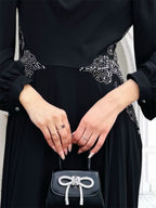 Quzey Modest Dress - Black