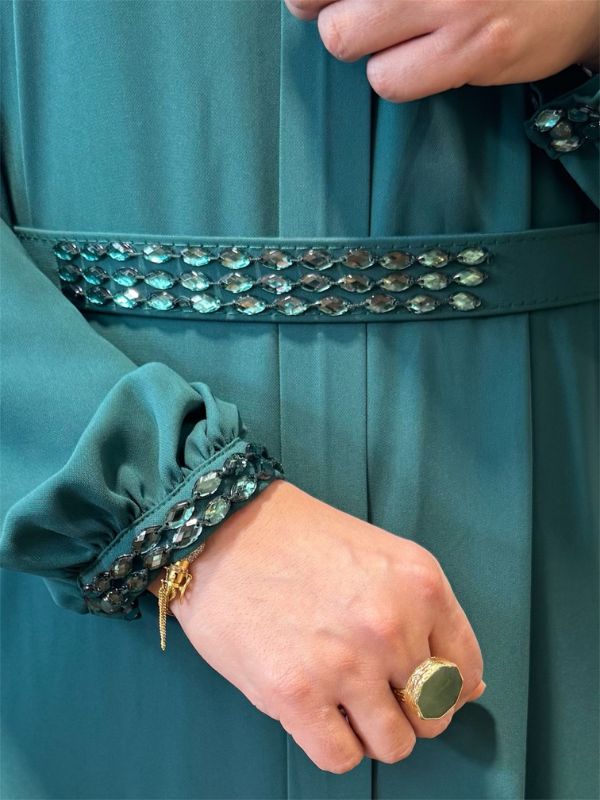 Quzey Modest Formal - 3075 Green