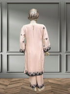 Quzey Kids Embroidered-Pink
