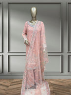 Quzey Luxury Chiffon - Peach