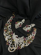 Quzey AD Golden Necklace Set