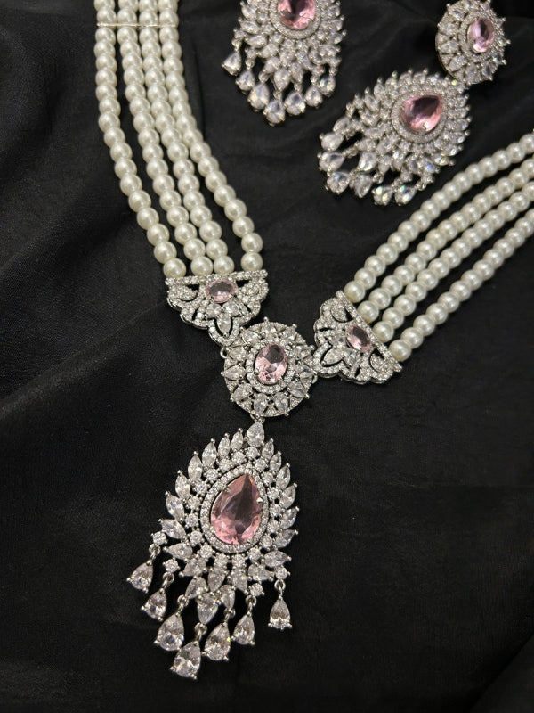 Quzey AD Pink Maala Set