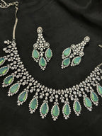 Quzey AD Sea-Green Necklace Set