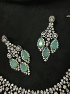 Quzey AD Sea-Green Necklace Set