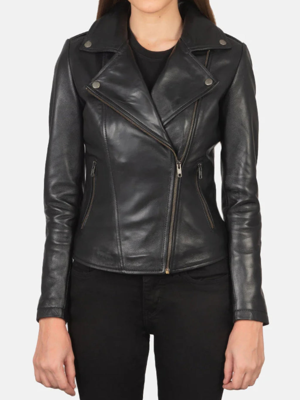 Quzey Black Sheep Leather Jacket