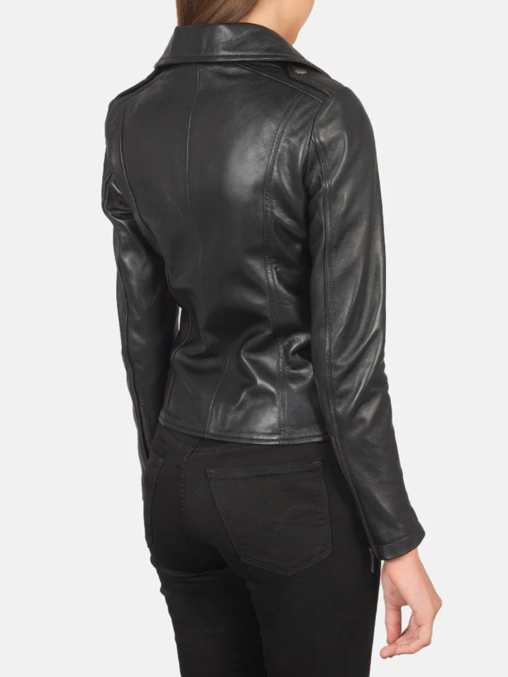 Quzey Black Sheep Leather Jacket