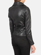 Quzey Black Sheep Leather Jacket