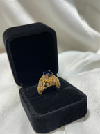 Quzey Blue Stone Ring