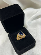 Quzey Blue Stone Ring