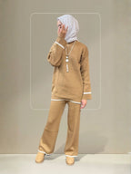 Quzey Co-ord Set - Beige