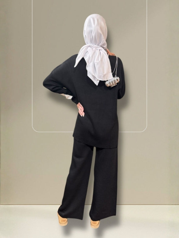 Quzey Co-ord Set - Black