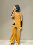 Quzey Co-ord Set - Mustard