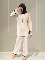 Quzey Co-ord Set - Off White