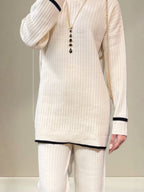 Quzey Co-ord Set - Off White