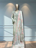 Quzey Floral Chiffon Formal #2773PS