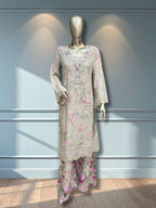 Quzey Floral Chiffon Formal #2773SK
