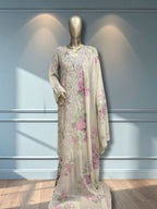 Quzey Floral Chiffon Formal #2773SK