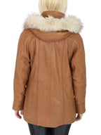 Quzey Genuine Sheep Leather Coat