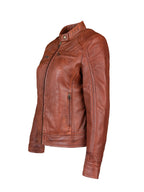 Quzey Genuine Sheep Leather Jacket
