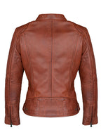 Quzey Genuine Sheep Leather Jacket