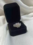 Quzey Gold Floral Ring