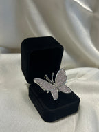 Quzey Golden Butterfly Ring